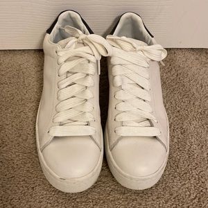 Coach size 9 low top platform sneakers.